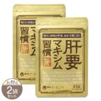 【 2袋セット 】 肝要マキシム 指定医薬部外品 45錠 薬院オーガニック ツラい腰 ツラい肩 腰の不調 メール便送料無料SPL / 肝要マキシムS01-02 / KNYUMS-02P