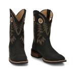 ショッピングウエスタン 【7/oFN7122】ジャスティン Justin　ショーストッパー　ブラック　11インチ ウエスタンブーツ