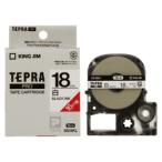  King Jim (KING JIM) PRO лента картридж белый этикетка длинный модель SS18KL 18mm ширина белый / чёрный знак [ бесплатная доставка ]