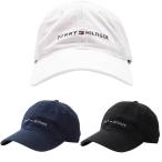 トミーヒルフィガー Tommy Hilfiger ストラップバック ゴルフ キャップ メンズ レディース ホワイト/ネイビー/ブラック