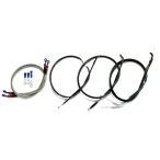 ゼファー400 アップハンワイヤーセット Bkit　長さ選択可能