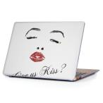 MacBook Air 13inch 2010?2017専用 デザインハードケース A1466 A1369 Apple マックブック エア カバー 透明  文字　英語　顔　赤　レッド 007864