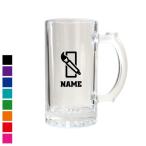 書道部 名入れビアマグ 名入れジョ