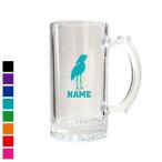 ハシビロコウ 名入れビアマグ 名入