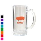 ブタ 名入れビアマグ 名入れジョッ