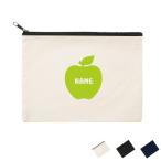 りんご 名入れフラットポーチ ポーチ 名入れ ギフト 実用性 収納 たくさん入る 小物入れ 雑貨入れ 文房具入れ 貴重品入れ
