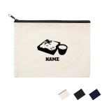 そば 名入れフラットポーチ ポーチ 名入れ ギフト  収納  小物入れ 雑貨入れ 文房具入れ   soba せいろ 蕎麦屋さん