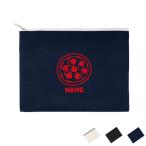 ピザ 名入れフラットポーチ ポーチ 名入れ ギフト  収納  小物入れ 雑貨入れ 文房具入れ   pizza