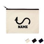 うなぎ 名入れフラットポーチ ポーチ 名入れ ギフト 実用性 収納 たくさん入る 小物入れ 文房具入れ 鰻 蒲焼