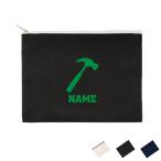 鳶職5 名入れフラットポーチ ポーチ 名入れ ギフト 実用性 収納 たくさん入る 職業 大工 金槌 トンカチ 工具