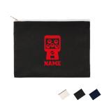 ゲームセンタースタッフ3 名入れフラットポーチ ポーチ 名入れ ギフト 実用性 収納 たくさん入る 職業 ガチャガチャ ガチャポン