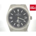 【中古】 【良品】 ロレックス(ROLEX) エクスプローラーI ブラック 214270 ステンレス ブラックアウト