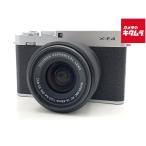 [ б/у ] [ товар среднего качества ] Fuji пленка X-E4 XC15-45mm линзы комплект серебряный 