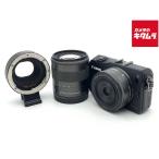 [ б/у ] [ товар среднего качества ] Canon EOS M двойной линзы комплект черный 