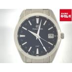 【中古】 【美品】 グランドセイコー クォーツ ヘリテージコレクション ネイビー [ブルー系] SBGN031/9F86-0AF0 ステンレススティール