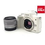 [ б/у ] [ хорошая вещь ] Canon EOS Kiss M EF-M15-45 IS STM линзы комплект белый 