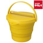  Исэ город глициния Iseto SOFT BUCKET8 type soft ведро крышка имеется I-553 желтый 8L { срок поставки примерно 3 неделя }