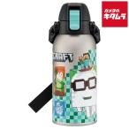 スケーター STCH6-720307 水筒 600ml 直飲み ダイレクトボトル マインクラフト2026 ショルダーベルト付き