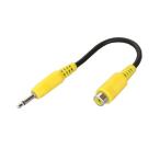 RCA вилка сетевого шнура = Mini штекер φ3.5mm.! изменение видео кабель ( изображение для )AD-515 [Camera]