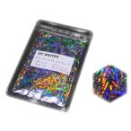 DIY MASTER затонированный Rainbow ламе хлопья длинный 0.3mmx4.7mm ( большой ) 25g