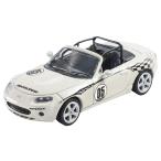 DIECASTTEAM 1/64 Mazda MX5 рейсинг VERSION - (RHD) - белый конечный продукт LL-045-193