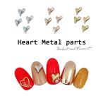  Heart metal детали каждый 10 штук meruti Heart Nailparts собственный ногти гель ногти Корея ногти 
