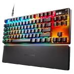 SteelSeries Apex Pro TKL HyperMagnetic Gaming Keyboard - World's Fastest Keyboard - Adjustable Actuation - Esports Tenkeyless - OLED Screen - RGB - PB