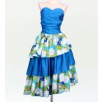 fla платье midi длина crystal автомобиль in голубой LL размер 1593blLL