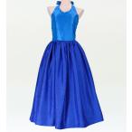 フラダンス ムームー ホルターネックドレス ブルー Fサイズ 2024blF