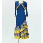  фламенко rose &amp; полька-дот оборка выставить голубой × зеленый свободный размер 2340blgf