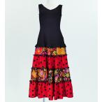  фламенко оборка One-piece черный × красный свободный размер 2383bkrdf