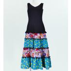  фламенко оборка One-piece белый × зеленый свободный размер 2383whgrf