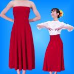  хула одноцветный 2way flair One-piece ( юбка ) красный F размер 2444rdF