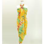  оригинал принт ko морщина ткань парео желтый J2671ye