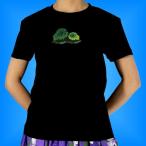  хула футболка S монстера черный 550sb