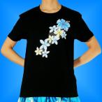  хула футболка 3L гибискус &amp; плюмерия черный 789-3lb