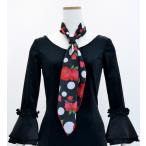  фламенко bow Thai rose × полька-дот черный × красный B-7