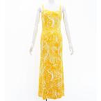 fla платье [S*M*L размер ] MM разрез длинное платье желтый J2848ye