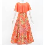 fla платье [S*M*L размер ] длинный длина накидка платье banana leaf orange J3036or