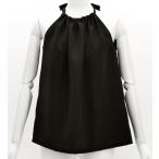  хула american рукав задний лента ko морщина блуза черный S*M*L размер J3084bk