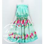  хула юбка пау &amp; tube top комплект гибискус & плюмерия голубой J3090lbl