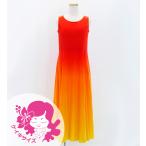 fla платье Kei ki[120*140] велюр длинный длина темный orange × желтый Jp74dorye