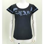  French оборка футболка F вышивка Sky голубой ho n черный KD6sbbF