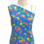  фламенко ткань полька-дот рисунок ko морщина ткань голубой KF-003-LBL-K 3-5 рабочий день после отправка 