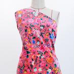  фламенко ткань цветочный принт ko морщина * автомобиль n язык * стрейч велюр можно выбрать ткань розовый KF-089-PI 3-5 рабочий день после отправка 