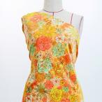  фламенко ткань современный цветок рисунок ko морщина * автомобиль n язык * стрейч велюр можно выбрать ткань orange KF-091-OR 3-5 рабочий день после отправка 