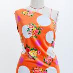  фламенко ткань букет × полька-дот рисунок ko морщина * автомобиль n язык * стрейч велюр можно выбрать ткань свет orange KF-095-LOR 3-5 рабочий день после отправка 