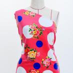  фламенко ткань букет × полька-дот рисунок ko морщина * автомобиль n язык * стрейч велюр можно выбрать ткань розовый KF-095-PI 3-5 рабочий день после отправка 