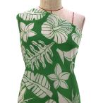  Hawaiian ткань Hawaiian цветок рисунок ko морщина ткань зеленый × белый KH-538-GRWH-K 3-5 рабочий день после отправка 