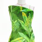  Hawaiian ткань Gin ja- рисунок ko морщина * автомобиль n язык * стрейч велюр можно выбрать ткань зеленый KH-564-GR 3-5 рабочий день после отправка 